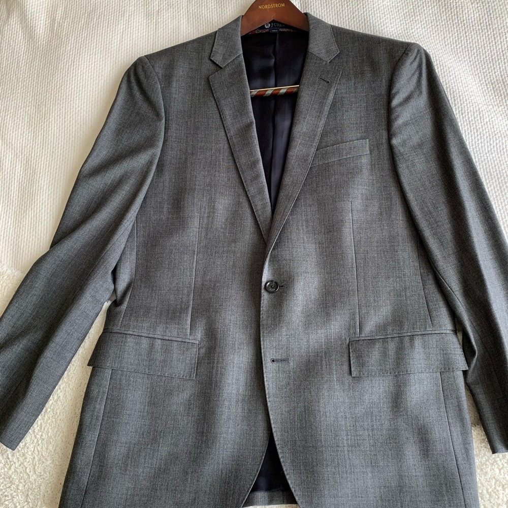 J.Crew Ludlow Grey Blazer 40R